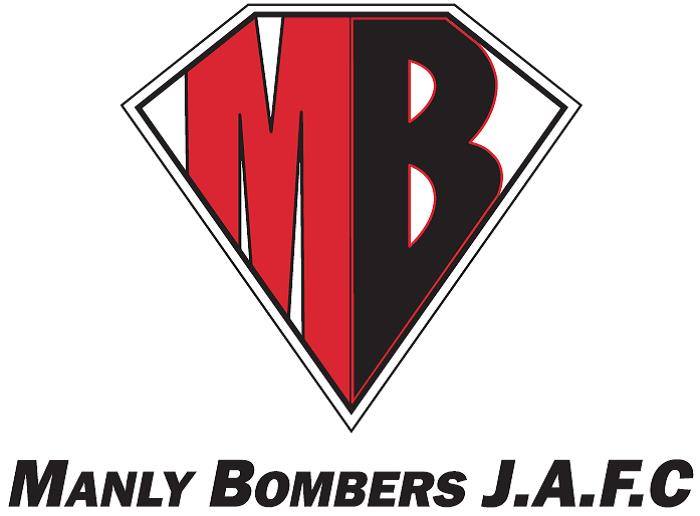 Manly Bombers Junior AFL Club logo